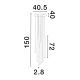 Pendule, Lustre suspendate - Lustra cu 10 pendule LED design tubular DANDIA