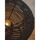 Veioze - Veioza eco din bambus cu ratan Tanami h.30cm, black