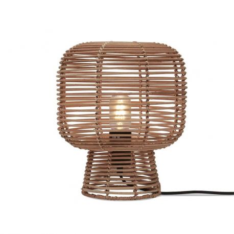 Veioze - Veioza eco din bambus cu ratan Tanami h.30cm, nat