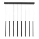 Lustra cu 8 pendule LED design tubular TRIMLE