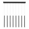 Lustra cu 8 pendule LED design tubular TRIMLE