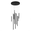 Lustra cu 10 pendule LED design tubular TRIMLE
