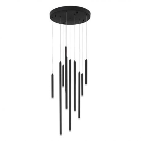 Pendule, Lustre suspendate - Lustra cu 10 pendule LED design tubular TRIMLE