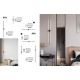 Iluminat pentru baie - Aplica LED design liniar cu protectie IP44 Aden 90cm
