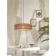 Pendule, Lustre suspendate - Lustra/Pendul eco din bambus Ubud double shade, nat