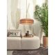 Pendule, Lustre suspendate - Lustra/Pendul eco din bambus Ubud double shade, nat