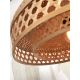 Pendule, Lustre suspendate - Lustra/Pendul eco din bambus Ubud double shade, nat