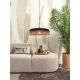 Pendule, Lustre suspendate - Lustra/Pendul eco din bambus Ubud double shade, bl/nat