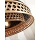 Pendule, Lustre suspendate - Lustra/Pendul eco din bambus Ubud double shade, bl/nat