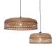 Pendule, Lustre suspendate - Lustra cu 2 Pendule eco din bambus Ubud single set/2, nat