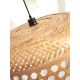 Pendule, Lustre suspendate - Lustra cu 2 Pendule eco din bambus Ubud single set/2, nat
