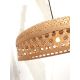 Pendule, Lustre suspendate - Lustra cu 2 Pendule eco din bambus Ubud single set/2, nat
