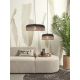 Pendule, Lustre suspendate - Lustra cu 2 Pendule eco din bambus Ubud single set/2, bl/nat