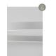 Pendule, Lustre suspendate - Lustra LED design circular cu iluminat sus si jos ELOWEN argintiu, diametru 98cm