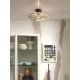 Plafoniere - Plafoniera eco din ratan Zanzibar flat 40cm S, white