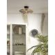 Plafoniere - Plafoniera eco din ratan Zanzibar flat 40cm S, white