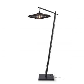 Lampadare - Lampadar eco din bambus cu ratan Zanzibar L bl/55cm, bl