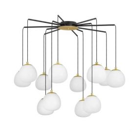 Lustra moderna design deosebit cu 12 de surse de lumina THE EGG