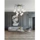 Pendule, Lustre suspendate - Lustra moderna design deosebit cu 12 de surse de lumina THE EGG