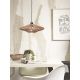 Pendule, Lustre suspendate - Lustra/Pendul eco din ratan Zanzibar flat 40cm S, nat