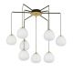 Pendule, Lustre suspendate - Lustra moderna design deosebit cu 8 de surse de lumina THE EGG