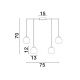 Pendule, Lustre suspendate - Lustra moderna design deosebit cu 8 de surse de lumina THE EGG