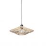 Lustra/Pendul eco din ratan Zanzibar flat 40cm S, white