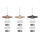 Pendule, Lustre suspendate - Lustra/Pendul eco din ratan Zanzibar flat 40cm S, white