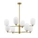 Lustra moderna design deosebit cu 8 de surse de lumina BALOR