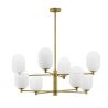 Lustra moderna design deosebit cu 8 de surse de lumina BALOR