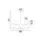 Candelabre, Lustre - Lustra moderna design deosebit cu 8 de surse de lumina BALOR