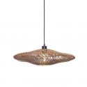 Lustra/Pendul eco din ratan Zanzibar flat 55cm L, nat