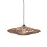 Lustra/Pendul eco din ratan Zanzibar flat 55cm L, nat