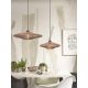 Pendule, Lustre suspendate - Lustra/Pendul eco din ratan Zanzibar flat 55cm L, nat