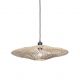 Lustra/Pendul eco din ratan Zanzibar flat 55cm L, white