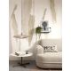 Pendule, Lustre suspendate - Lustra/Pendul eco din ratan Zanzibar flat 55cm L, white
