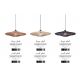 Pendule, Lustre suspendate - Lustra/Pendul eco din ratan Zanzibar flat 55cm L, white