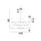 Candelabre, Lustre - Lustra moderna design deosebit cu 12 de surse de lumina BALOR