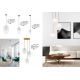 Pendule, Lustre suspendate - Lustra, Pendul design modern CHRYSI, diametru 18cm