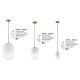 Pendule, Lustre suspendate - Lustra, Pendul design modern CHRYSI, diametru 18cm