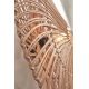 Aplice, corpuri de iluminat pentru pereti - Aplica de perete eco din ratan Zanzibar flat 55cm L, nat
