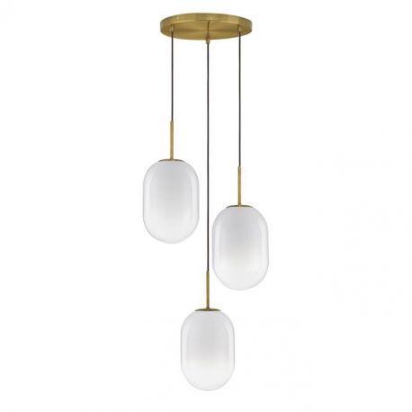 Pendule, Lustre suspendate - Lustra cu 3 pendule design modern CHRYSI