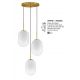 Pendule, Lustre suspendate - Lustra cu 3 pendule design modern CHRYSI