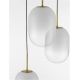 Pendule, Lustre suspendate - Lustra cu 3 pendule design modern CHRYSI