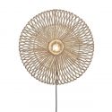 Aplica de perete eco din ratan Zanzibar flat 55cm L, white