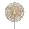 Aplica de perete eco din ratan Zanzibar flat 55cm L, white