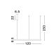 Pendule, Lustre suspendate - Lustra LED XXL dimabila design circular ELGEMA CCT 120cm