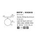 Lustre aplicate - Lustra/Plafoniera LED dimabila design circular MOTIF 80cm