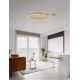 Lustre aplicate - Lustra/Plafoniera LED dimabila design circular MOTIF bronz 80cm