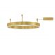 Lustre aplicate - Lustra/Plafoniera LED dimabila design circular MOTIF bronz 60cm